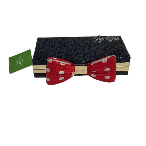 Kate Spade minnie mouse minnie bow clasp Clutch - Picture 12 of 12